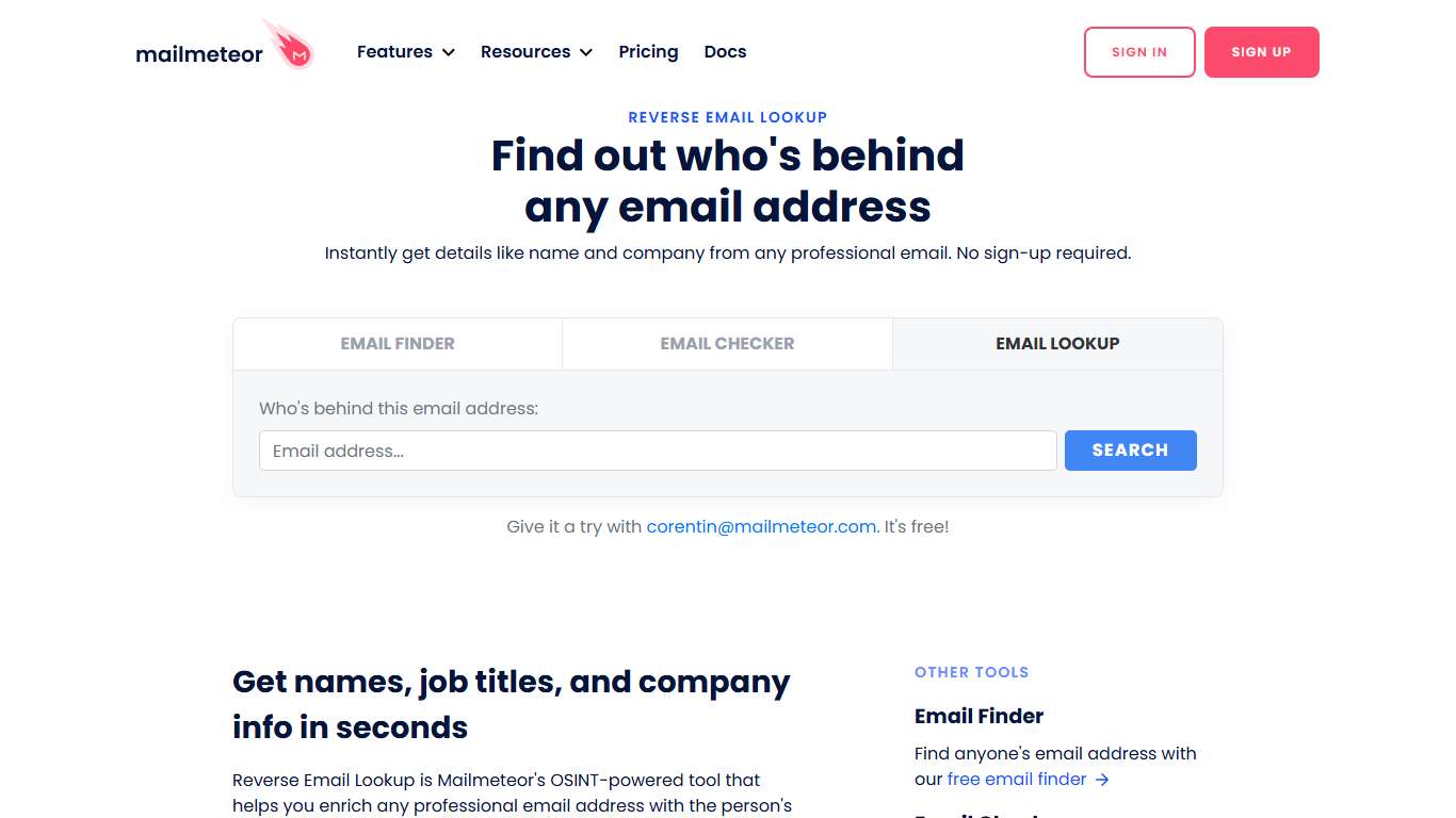 Reverse Email Lookup: Who’s Behind That Email? - Mailmeteor
